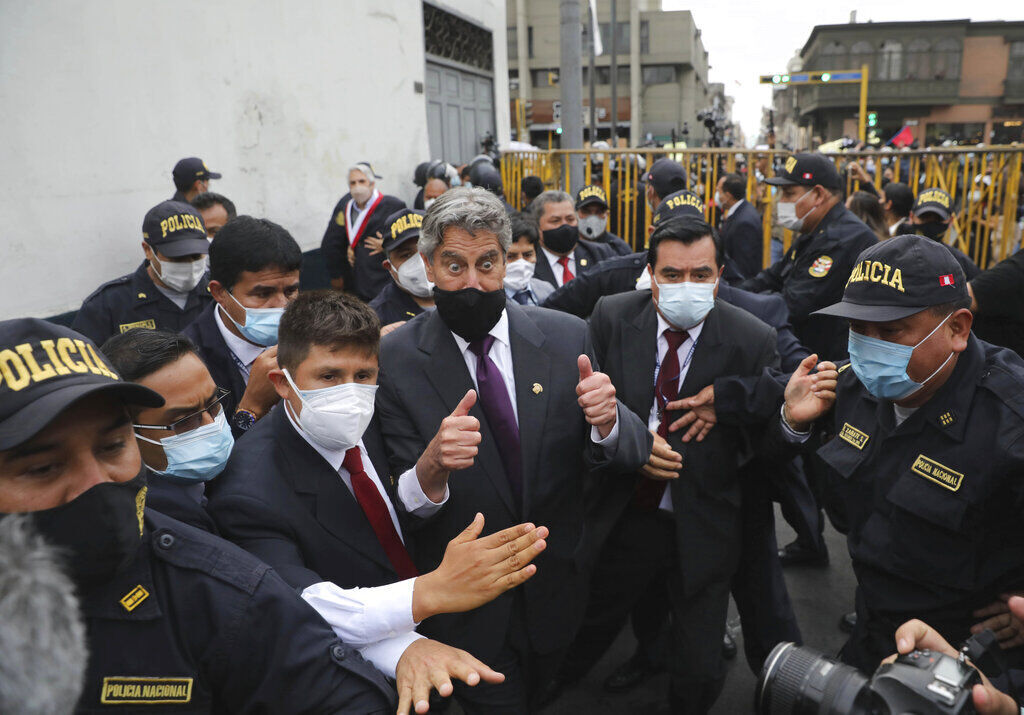 APTOPIX Peru Political Crisis